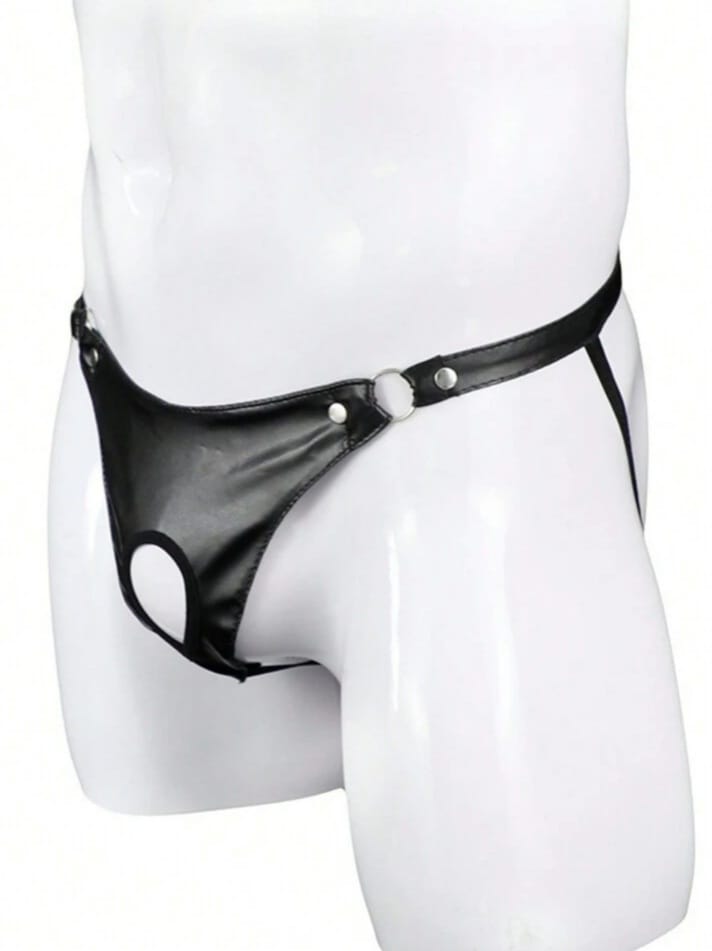 Silk Panty Pu Leather Comfortable Underwear